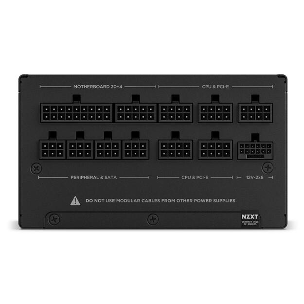 NZXT PSU C1200 V2 1200W Modular 80+ Gold ATX3.1 Black 8