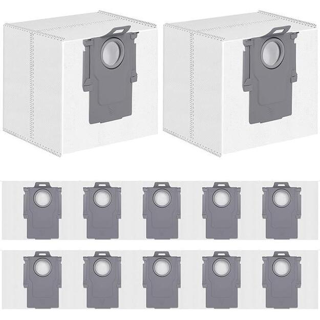 VACUUM ACC DUST BAG 12PCS/WHITE H5 8.04.0032 ROBOROCK 1