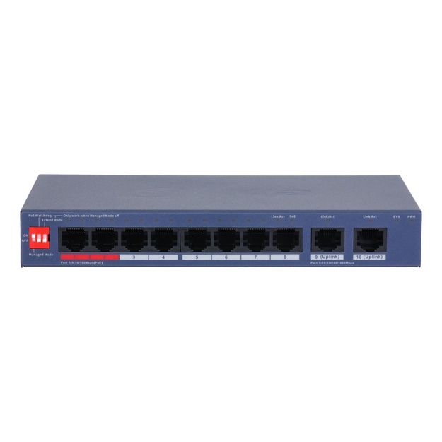 Switch|DAHUA|DH-CS4010-8ET2GT-110|Type L2|PoE ports 8|110 Watts|CS4010-8ET2GT-110