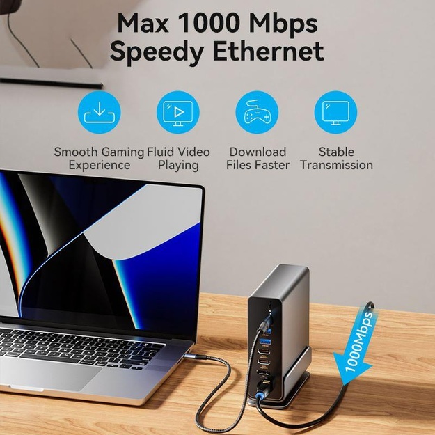 NB ACC DOCKING STATION 15IN1/USB-C MST TPUH0 VENTION