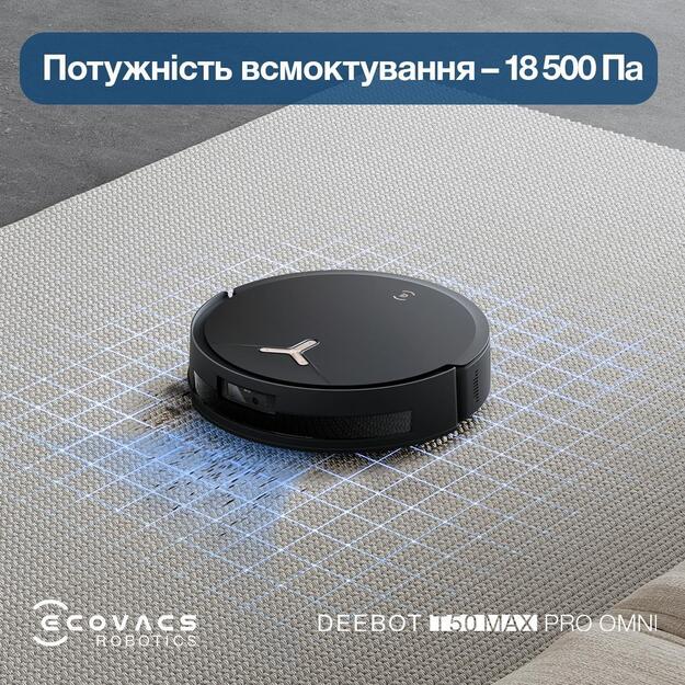 VACUUM CLEANER ROBOT/DEEBOT T50 PRO OMNI ECOVACS 1