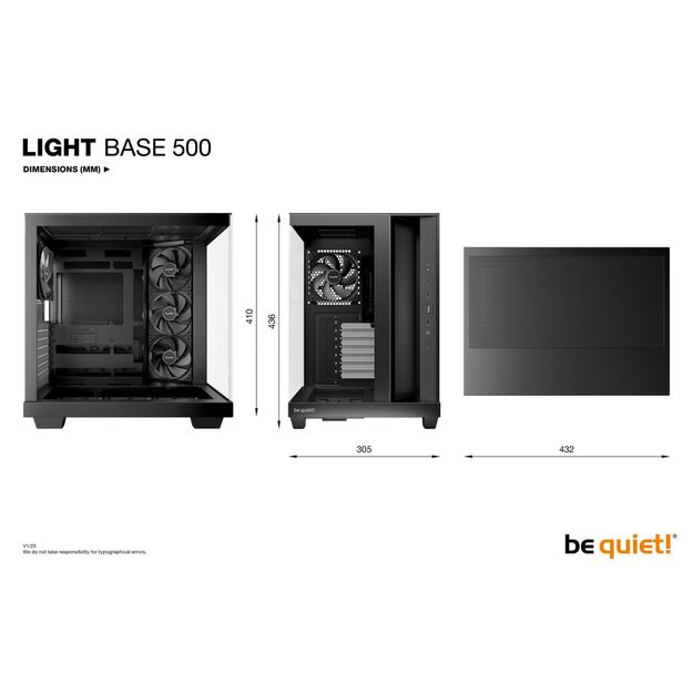 Case|BE QUIET|ATX/micro ATX/Mini-ITX|Black|Midi Tower|PC|BGW83 7