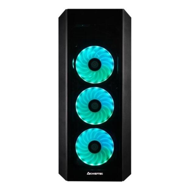 Case|CHIEFTEC|ATX/micro ATX/Mini-ATX|Black|Midi Tower|PC|GL-03B-UC-OP 1