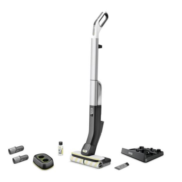 Vacuum Cleaner|KARCHER|dry&wet|Stick vacuum|Grey/Black|Bagless|Battery|1.056-400.0