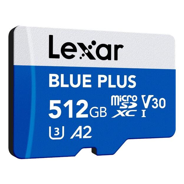 MEMORY MICRO SDXC 512GB UHS-I/W/A LMSBLPL512G-BNANG LEXAR 2