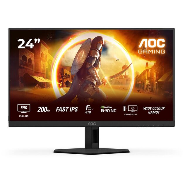 AOC 24G4HRE 23.8inch FHD IPS 200Hz 0.5ms 300cd/m2 HDMI Speakers