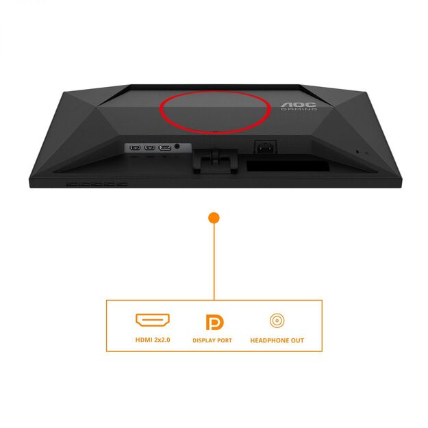 AOC 24G4HRE 23.8inch FHD IPS 200Hz 0.5ms 300cd/m2 HDMI Speakers