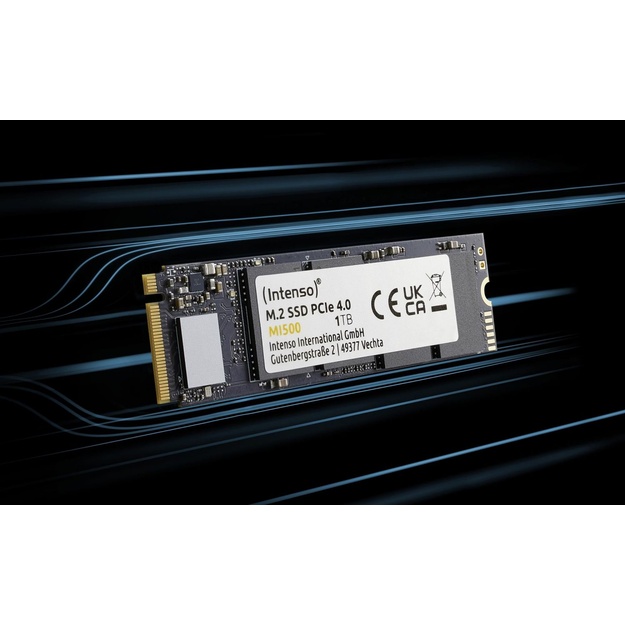 SSD|INTENSO|MI500|1TB|M.2|NVMe|3D NAND|Write speed 4500 MBytes/sec|Read speed 5300 MBytes/sec|4mm|TBW 600 TB|MTBF 1500000 hours|3836460