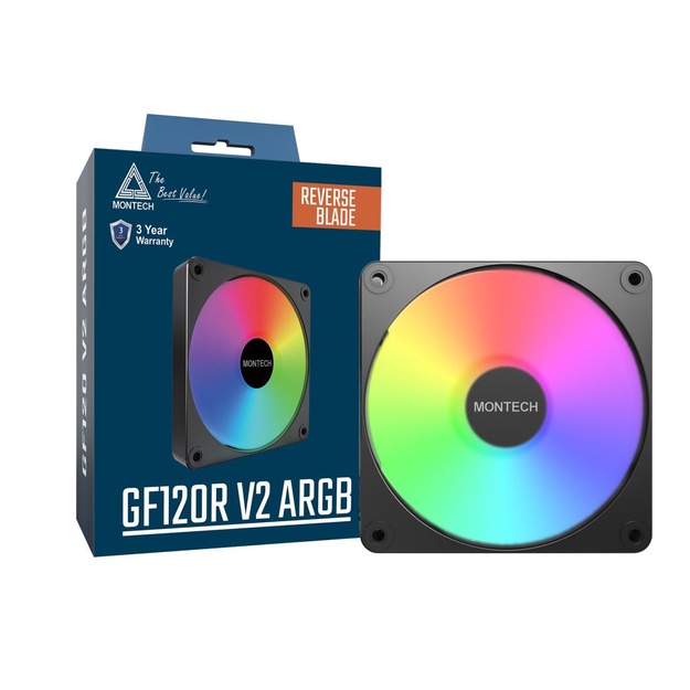 CASE FAN 120MM/GF120R V2 ARGB PWM (B) MONTECH