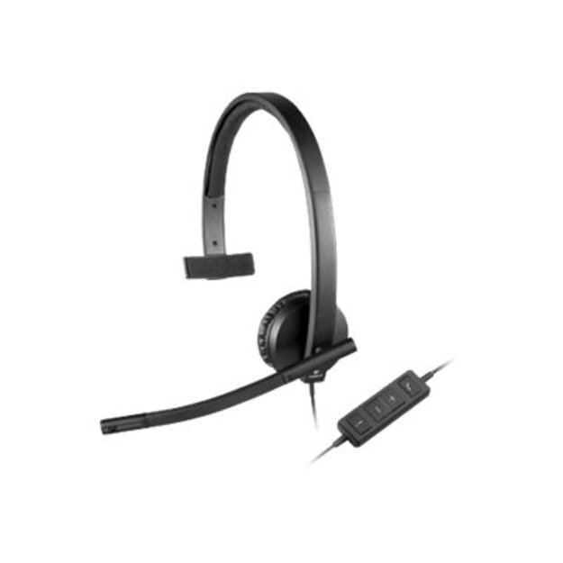 LOGITECH USB Headset H570e Headset on-ear wired 3