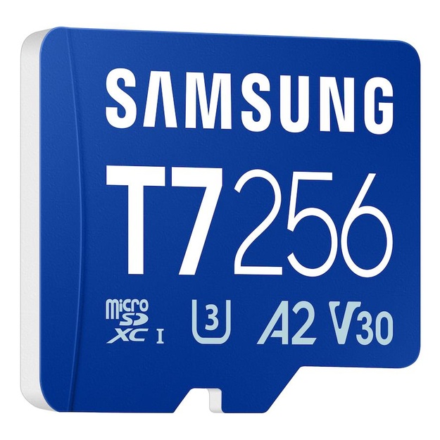 SAMSUNG T7 microSD Memory Card 256GB for Smartphones Tablets and Handheld Consoles up to 170MB/s Read