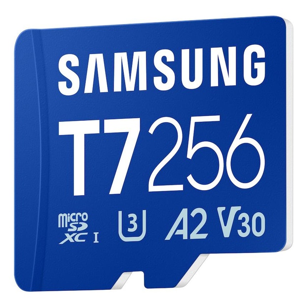 SAMSUNG T7 microSD Memory Card 256GB for Smartphones Tablets and Handheld Consoles up to 170MB/s Read