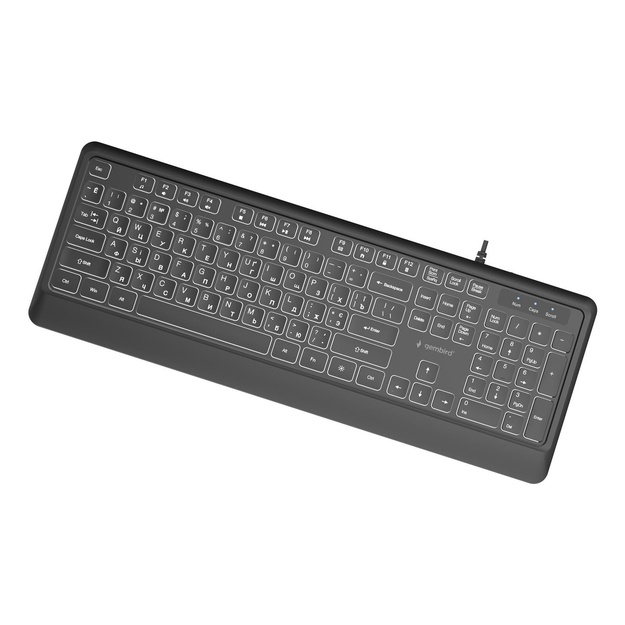 KEYBOARD MULTIMEDIA USB CYRILL/BLACK KB-UML-04-CYRL GEMBIRD