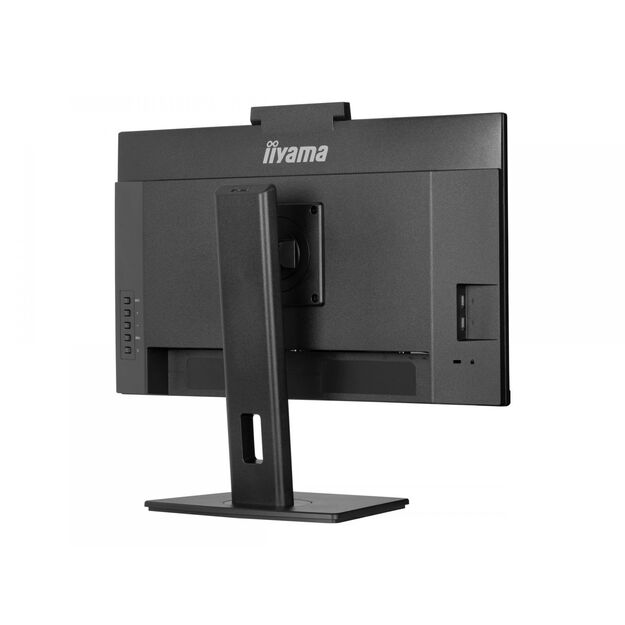IIYAMA 24inch IPS-panel 1920x1080 Windows Hello Webcam 5MP Auto Focus 15cm Height Adj. Stand 4ms 250cd/m2 Speakers HDMI DP