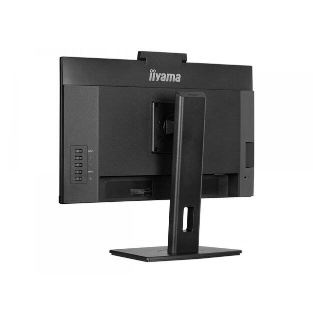 IIYAMA 24inch IPS-panel 1920x1080 Windows Hello Webcam 5MP Auto Focus 15cm Height Adj. Stand 4ms 250cd/m2 Speakers HDMI DP