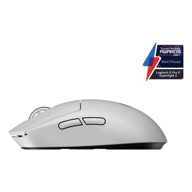 MOUSE USB WRL PRO X SUPERLIGHT/WHITE 910-006639 LOGITECH