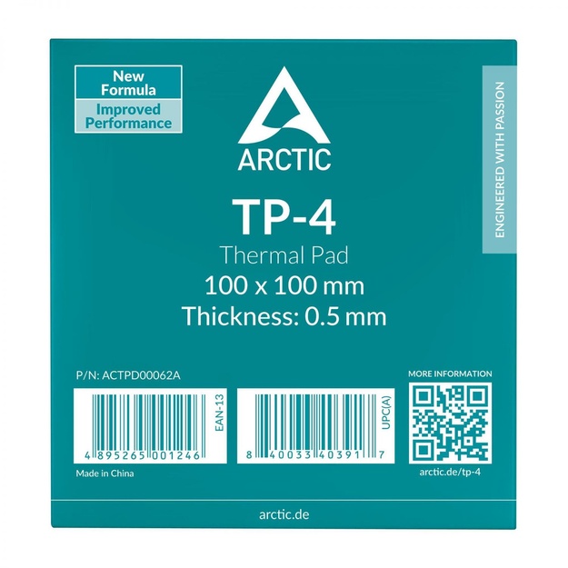 CPU COOLER ACC THERMAL PAD/100X100X0.5 ACTPD00062A ARCTIC