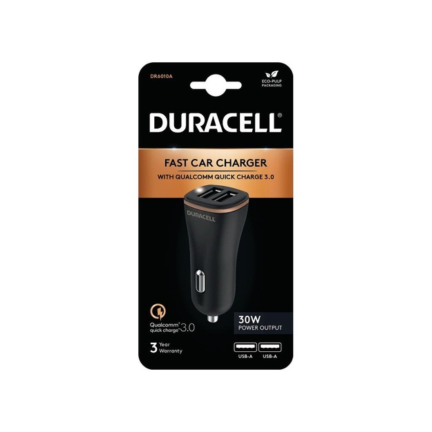 MOBILE CHARGER CAR USB/2P DR6010A DURACELL