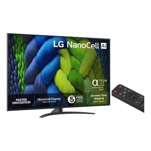 TV Set|LG|65  |4K Ultra HD|3840 x 2160 pixels|Flat|16:9|LED|65NANO82A6B