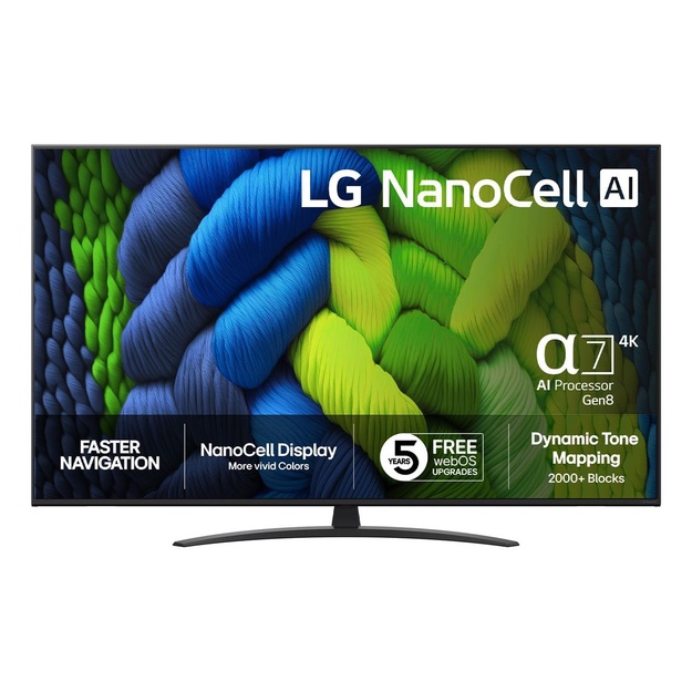 TV Set|LG|65  |4K Ultra HD|3840 x 2160 pixels|Flat|16:9|LED|65NANO82A6B