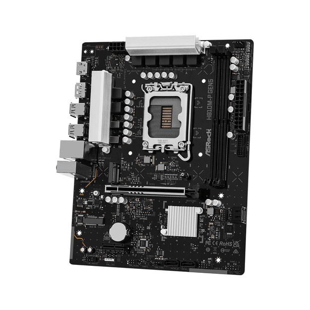Mainboard|ASROCK|Intel H810|LGA 1851 (Socket V1)|micro ATX|RAM DDR5-SDRAM|2xSlots|1xNumber of M.2 (M) slots|H810M-PGEN5
