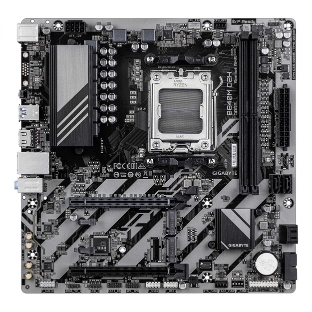 Mainboard|GIGABYTE|AMD B840|Socket AM5|micro ATX|RAM DDR5-SDRAM|2xSlots|2xNumber of M.2 (M) slots|B840M D2H (Rev. 1.1)|B840MD2H1.1
