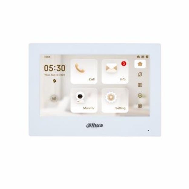 MONITOR LCD 7  IP DOORPHONE/WIFI VTH2622GW-W DAHUA