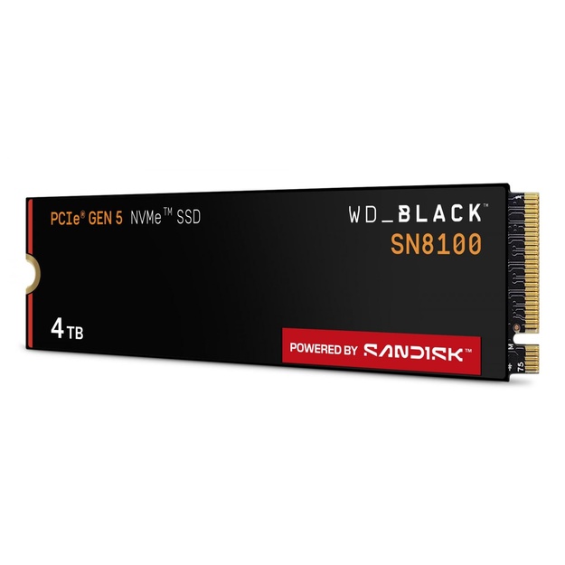 SSD|SANDISK|2400xTBW rating|NVMe Yes|PCI Express 5.0|M.2|4000 GB|SN8100|WDS400T1X0M-00CMT0