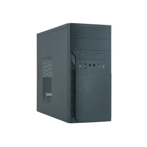 Kompiuterio korpusas |CHIEFTEC|HO-12B|MidiTower|Not included|MicroATX|Colour Black|HO-12B-OP