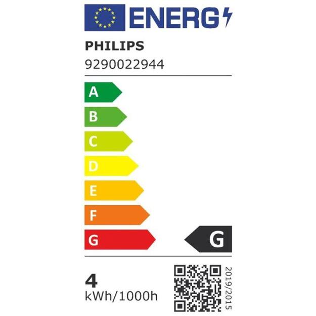 Išmanioji lemputė |PHILIPS|Power consumption 4 Watts|Luminous flux 470 Lumen|6500 K|220V-240V|Bluetooth|929002294404