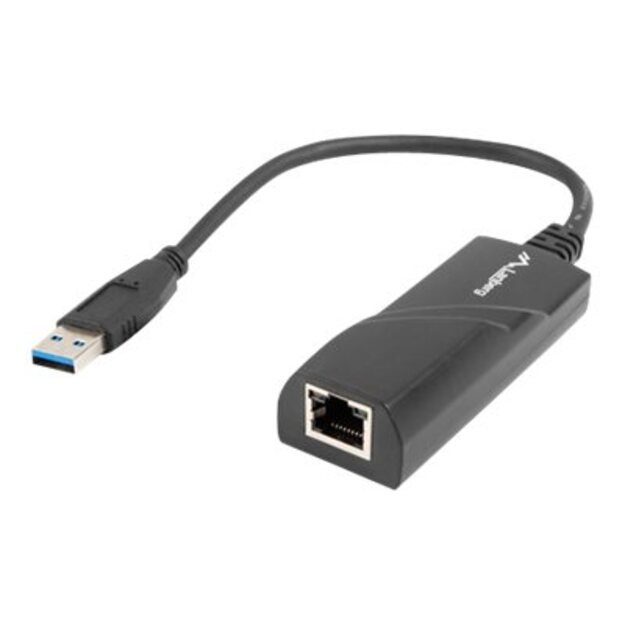 Tinklo adapteris LANBERG NC-1000-01 Lan Card USB 3.0 - RJ45 1GB, on Cable 1