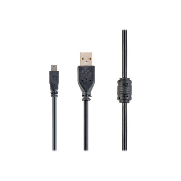 GEMBIRD CCF-USB2-AM5P-6 Gembird USB 2.0 A- MINI 5PM 1,8m cable with ferrite core