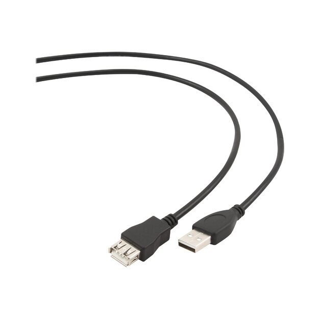 GEMBIRD CCP-USB2-AMAF-6 Gembird USB 2.0 A- A-socket 6ft cable black 18