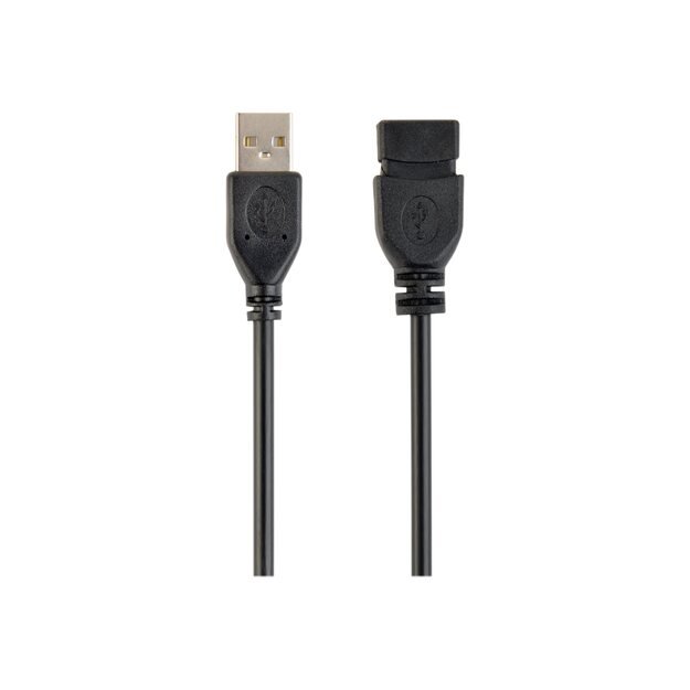 GEMBIRD CCP-USB2-AMAF-6 Gembird USB 2.0 A- A-socket 6ft cable black