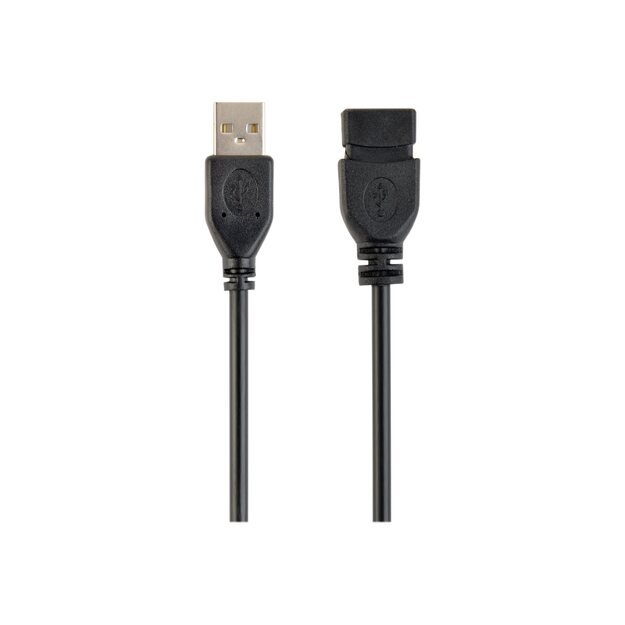 GEMBIRD CCP-USB2-AMAF-6 Gembird USB 2.0 A- A-socket 6ft cable black 17