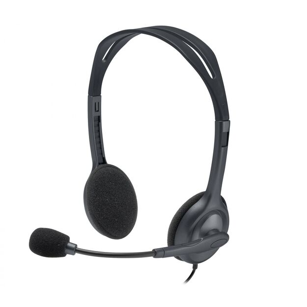 Ausinės HEADSET STEREO H111/GREY 981-000593 LOGITECH 25