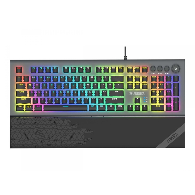 Klaviatūra laidinė IBOX Aurora K-5 RGB wired USB Mechanical 