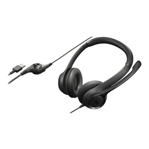 Ausinės LOGITECH H390 Headset USB black 50