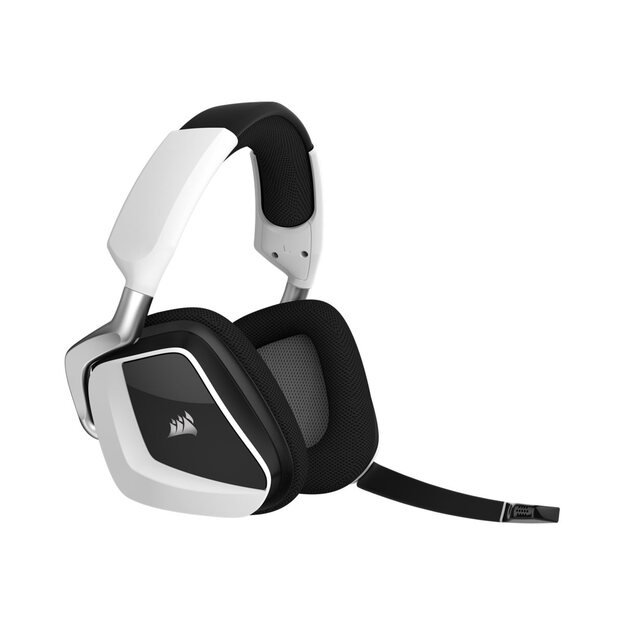 Ausinės CORSAIR GAMING VOID RGB ELITE Wireless Premium Gaming Headset with 7.1 Surround Sound White EU Version