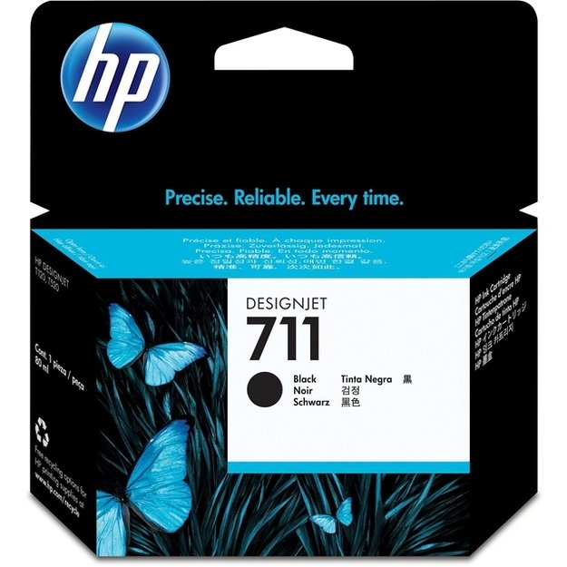 HP 711 ink black 80 ml DJ T120 520