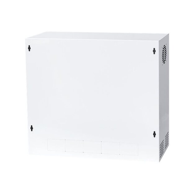 NETRACK Hanging cabinet V-Line Rack 19inch 3U / 180mm - white metal door