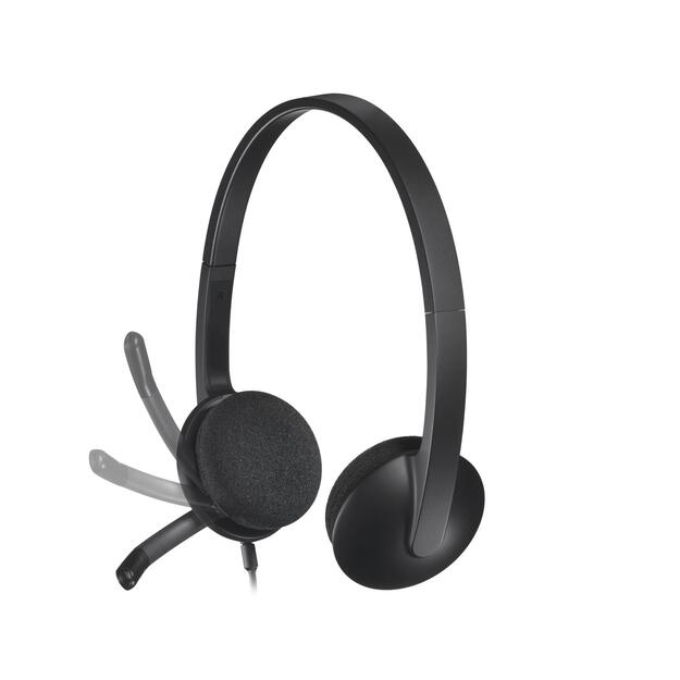 Ausinės HEADSET USB H340/981-000475 LOGITECH 26