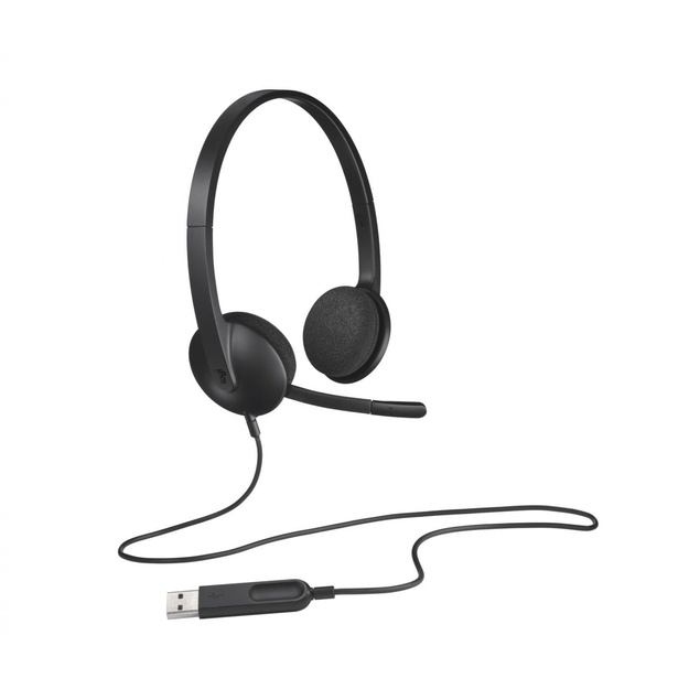 Ausinės HEADSET USB H340/981-000475 LOGITECH