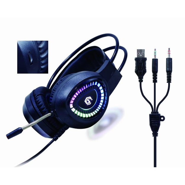 Klaviatūra laidinė USB GAMING KIT ENG/PHANTOM GGS-UMGL4-01 GEMBIRD