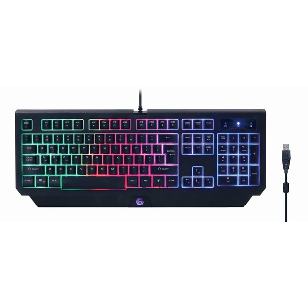 Klaviatūra laidinė USB GAMING KIT ENG/PHANTOM GGS-UMGL4-01 GEMBIRD