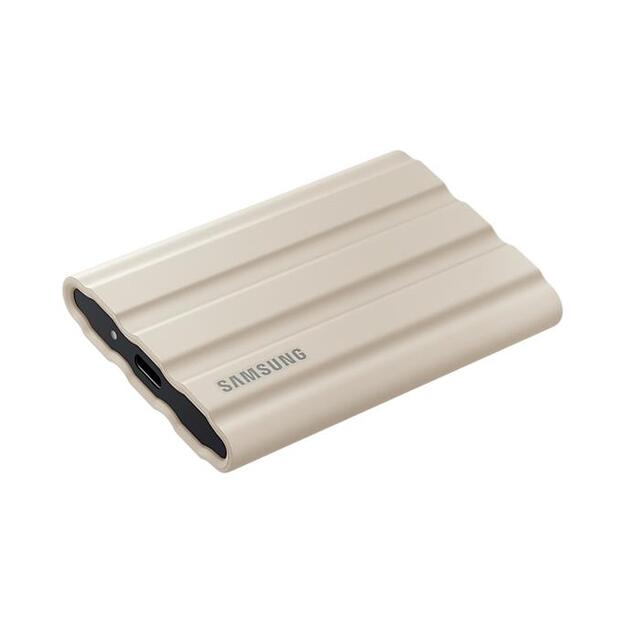 SAMSUNG Portable SSD T7 Shield 2TB USB 3.2 Gen 2 + IPS 65 beige