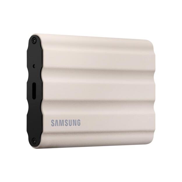 SAMSUNG Portable SSD T7 Shield 2TB USB 3.2 Gen 2 + IPS 65 beige