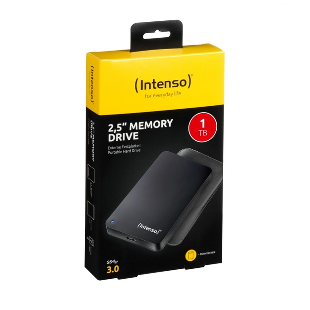 Išorinis kietasis diskas HDD |INTENSO|6023560|1TB|USB 3.0|Colour Black|6023560