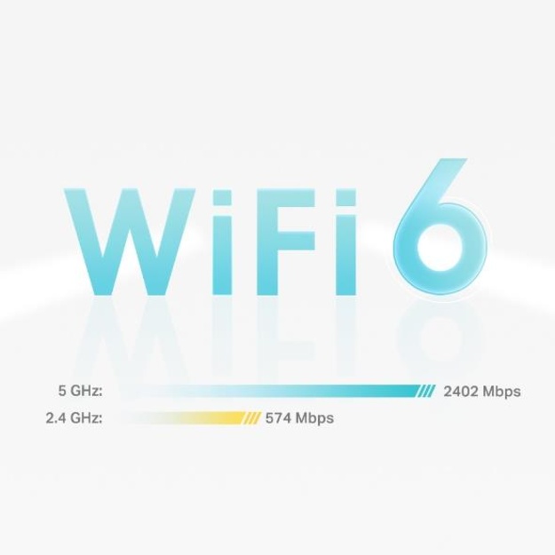 Namų bevielio Mesh tinklo sistema TP-LINK 2-pack 2900Mbps Wi-Fi 6 3x10/100/1000M antennas 2 DECOX50(2-PACK)