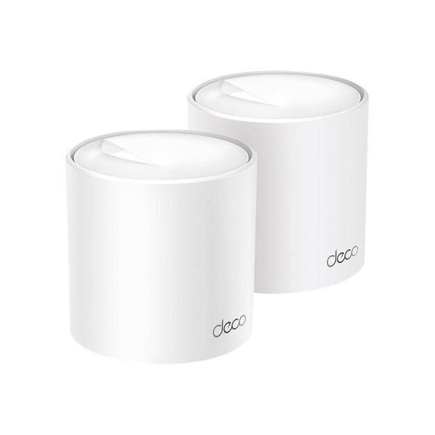 Namų bevielio Mesh tinklo sistema TP-LINK 2-pack 2900Mbps Wi-Fi 6 3x10/100/1000M antennas 2 DECOX50(2-PACK)